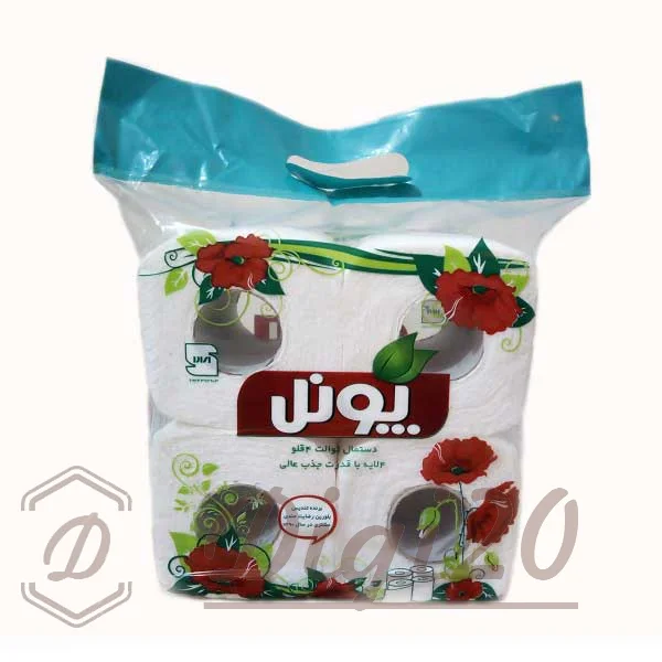 دستمال توالت 4 قلو پونل