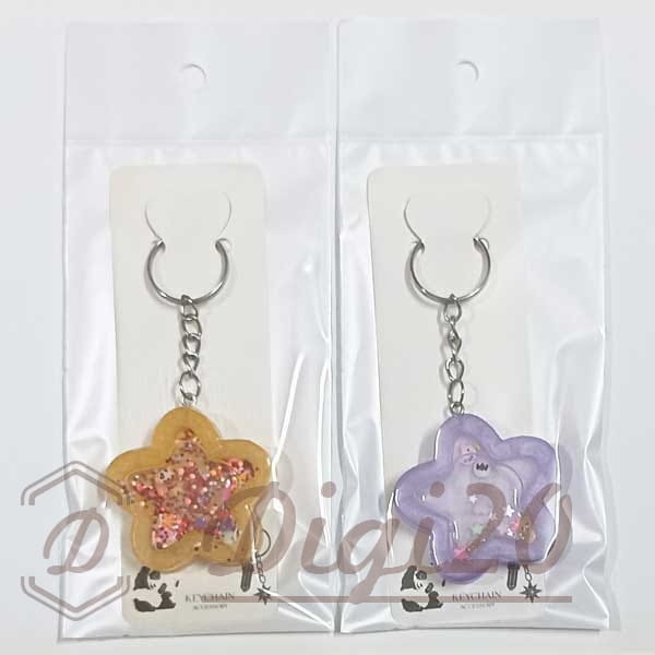 جاکلیدی آکواریومی رزینی طرح ستاره 1