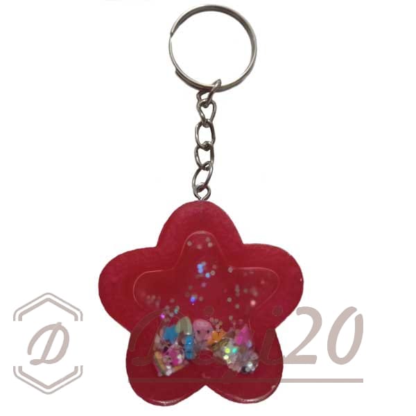 جاکلیدی آکواریومی رزینی طرح ستاره